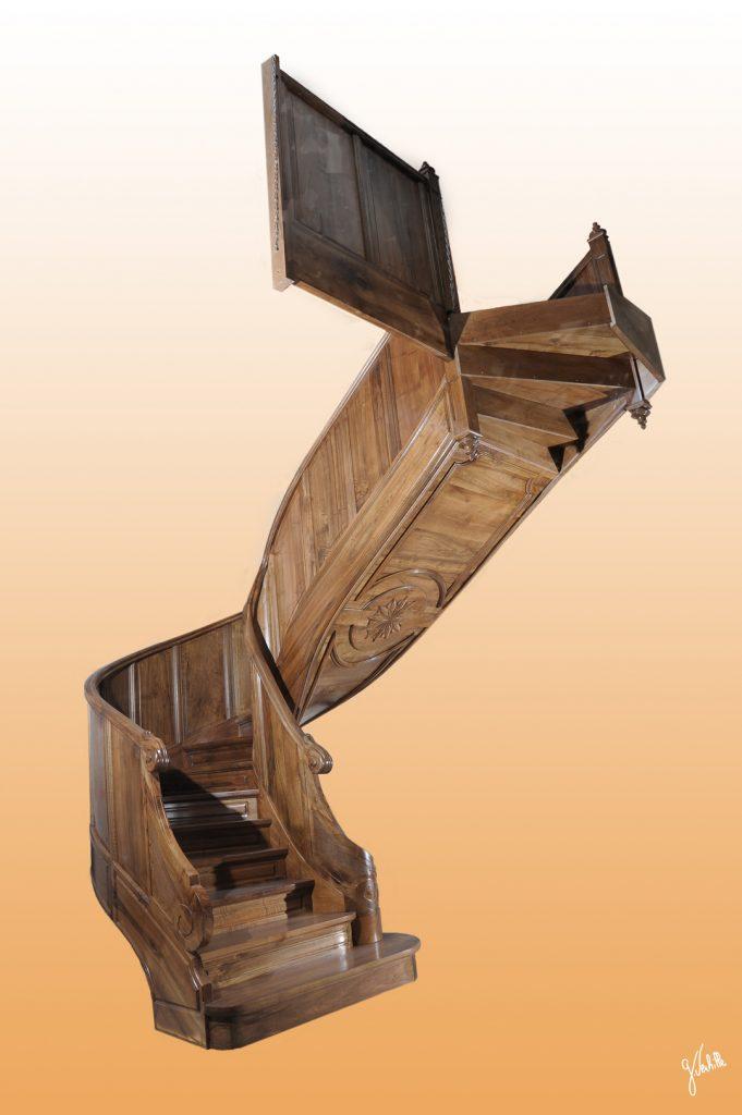 artisanat photographe Germain Verhille Marseille menuisier escalier en bois