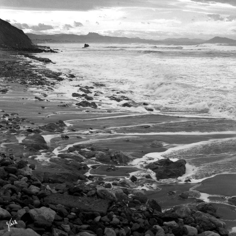 photographe Marseille Germain Verhille photo noir et blanc nature paysages art déco expo plage de Biarritz