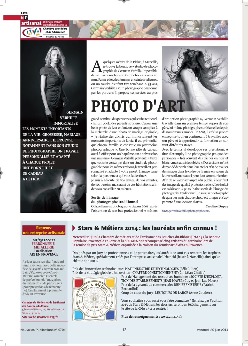 Germain Verhille Photographe Marseille