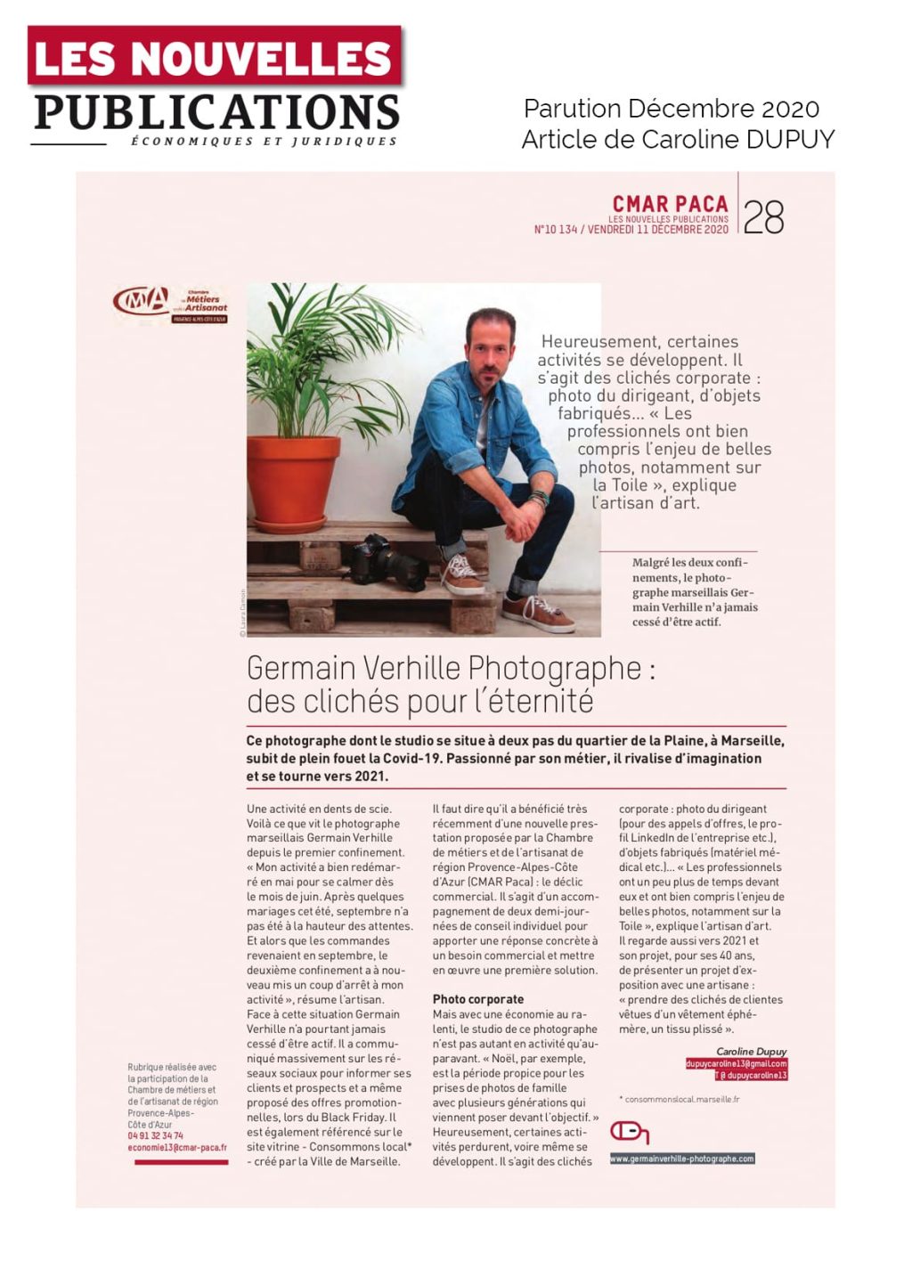 Germain Verhille Photographe Marseille
