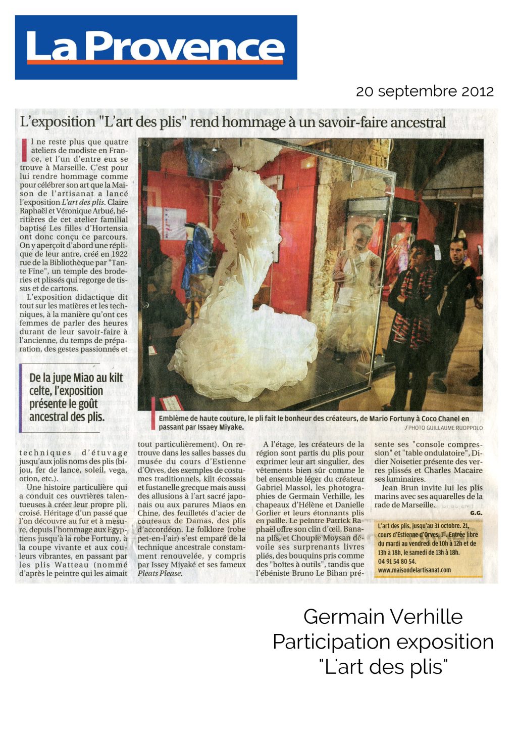 Germain Verhille Photographe Marseille